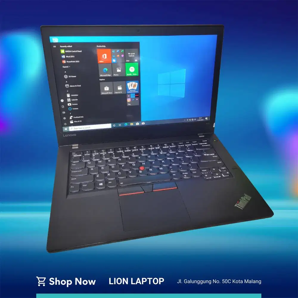 RAM 8GB SSD 256GB i5 Touchscreen Lenovo Thinkpad T470 [25|02]