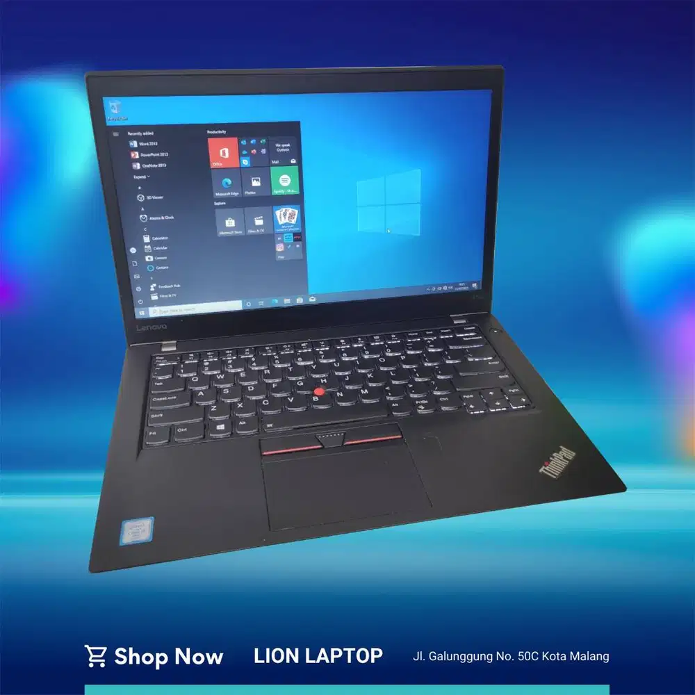 RAM 8GB SSD 256GB Core i7 SLIM Lenovo Thinkpad T470s [25|02]