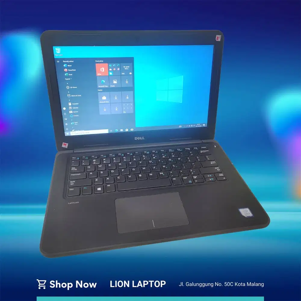 Core i5 Gen 7 Murah Mulus RAM 8GB SSD 256GB Dell Latitude 3380 [25|02]