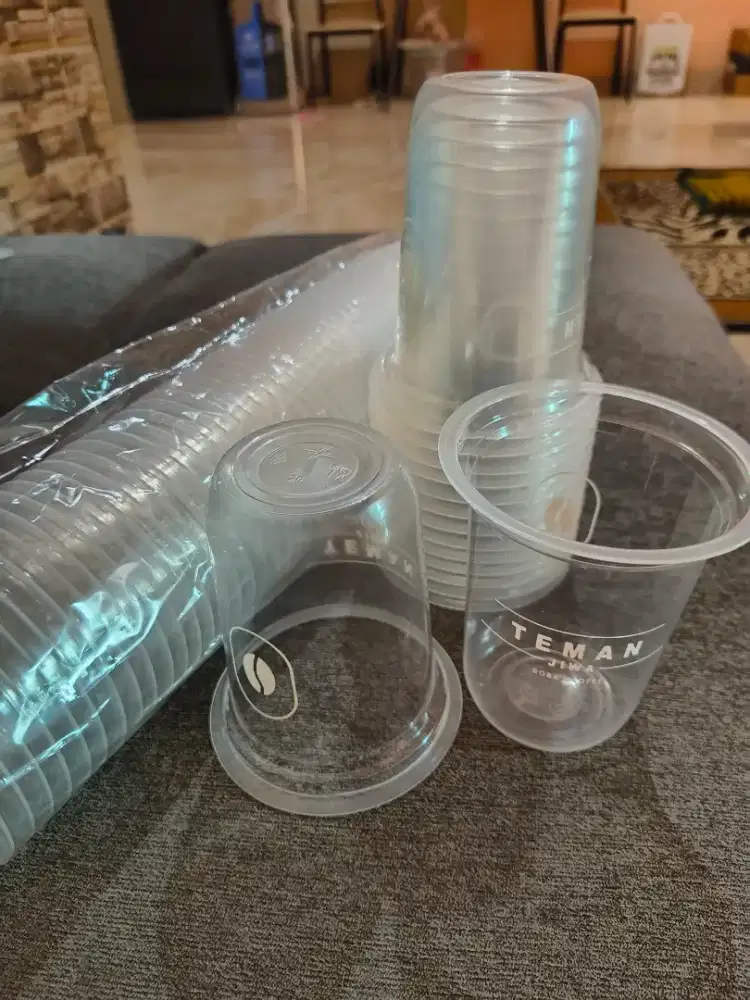 Jual murah Cup+tutup 12 Oz (minus ada sablon)