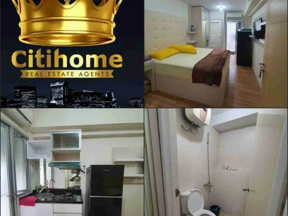 sewa harian studio apartemen educity by citihome