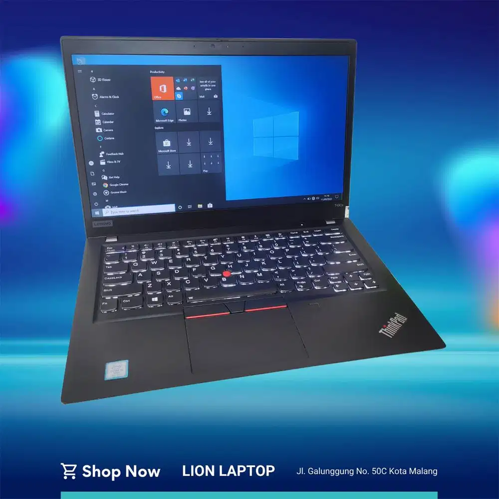 RAM 16GB SSD 512GB Core i5 Slim Lenovo Thinkpad T490s [25|02]