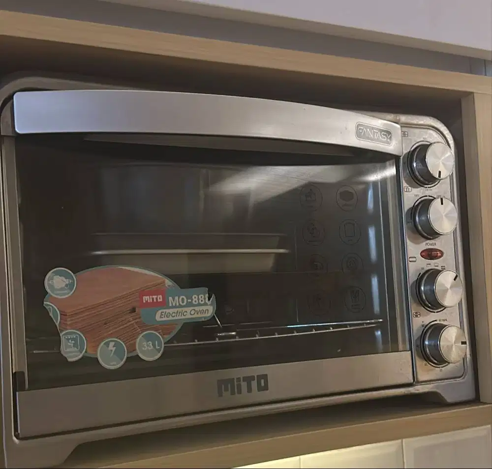 MITO Oven Listrik Fantasy 2 MO888 33L Low Watt Pemanggang Kue
