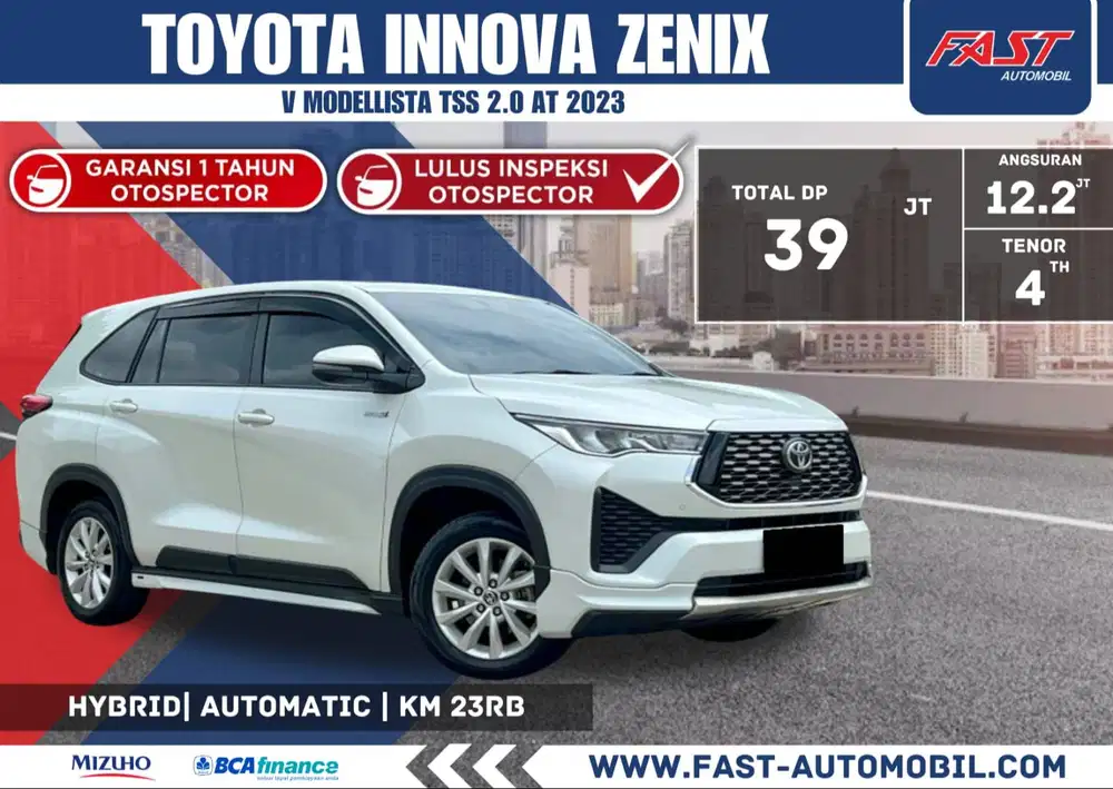 TOYOTA INNOVA ZENIX V HYBRID MODELLISTA 2023 AT 2.0 LOW KM.23RB