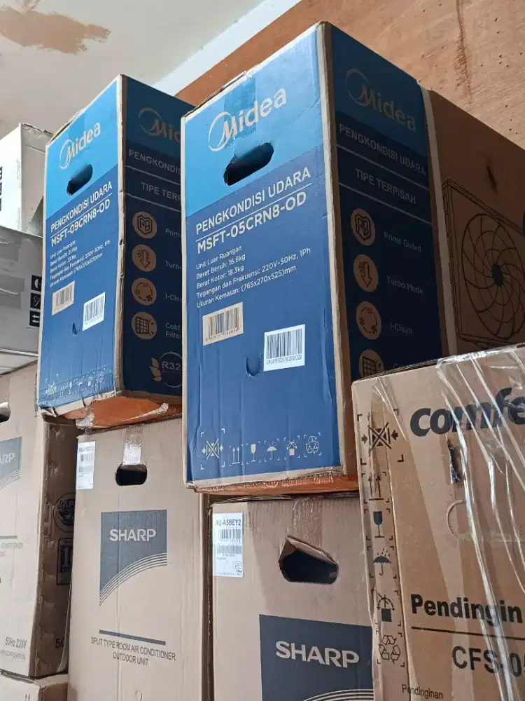 AC Midea 0.5pk baru