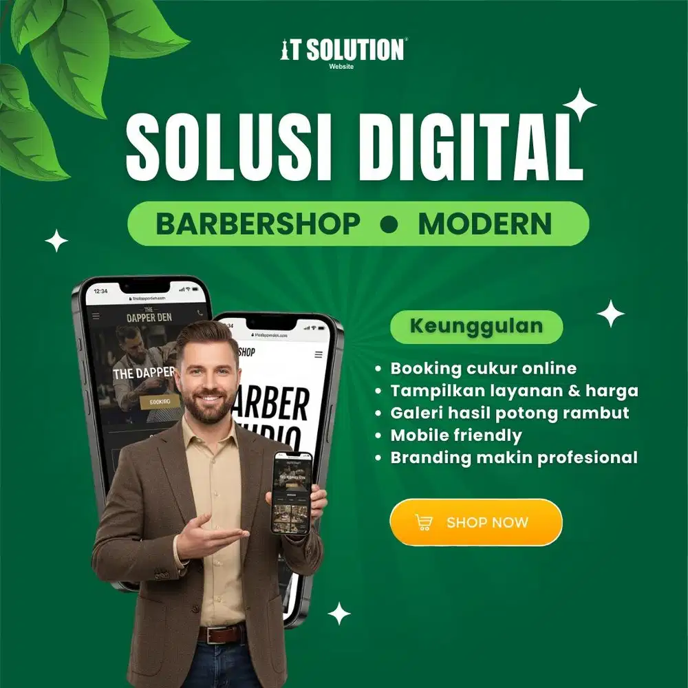 Solusi Digital Barbershop Modern