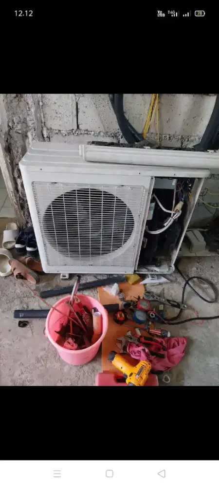 Jasa servis AC kulkas mesin cuci kompa air dll