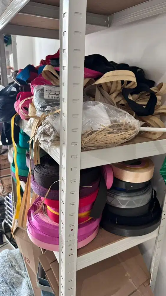 BAHAN JAHIT, WEBBING, ZIPPER