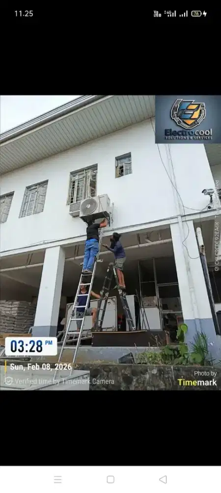 Jasa servis AC kulkas mesin cuci kompa air dll bergaransi