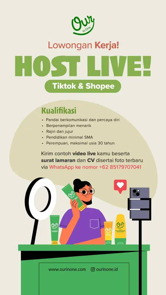 HOST LIVE FREELANCE