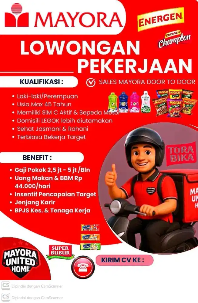 SALES MAYORA DOOR TO DOOR