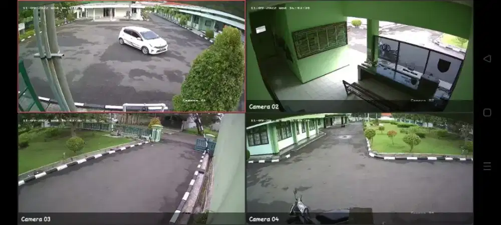 Kamera CCTV dengan hasil yang jernih