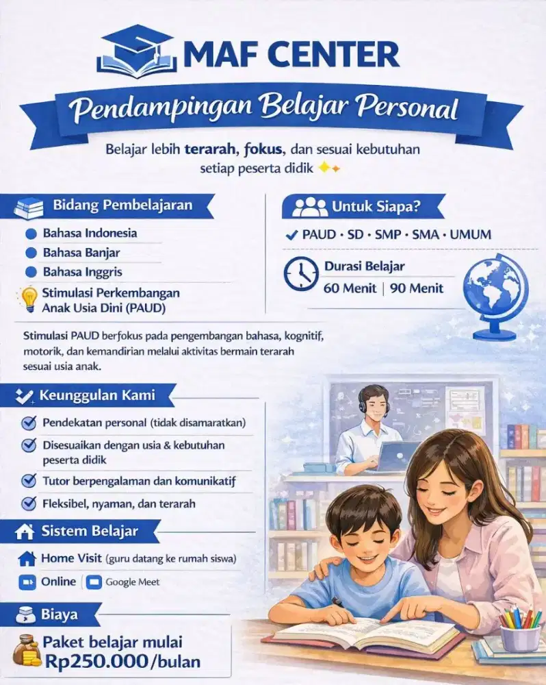 Les guru datang kerumah