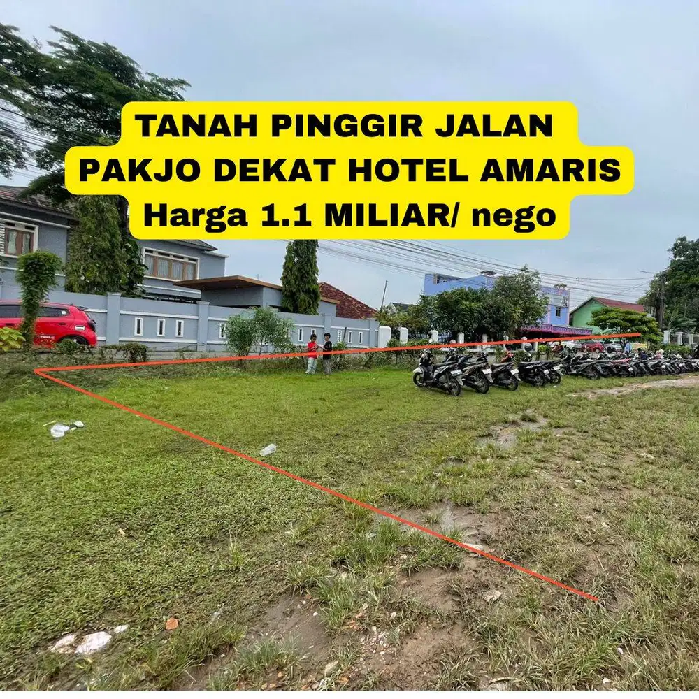 TANAH PINGGIR JALAN PAKJO PALEMBANG