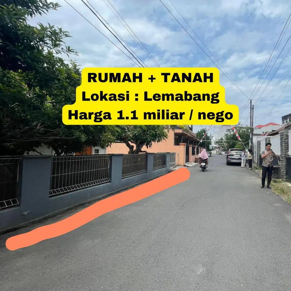 RUMAH DAN TANAH LEMABANG