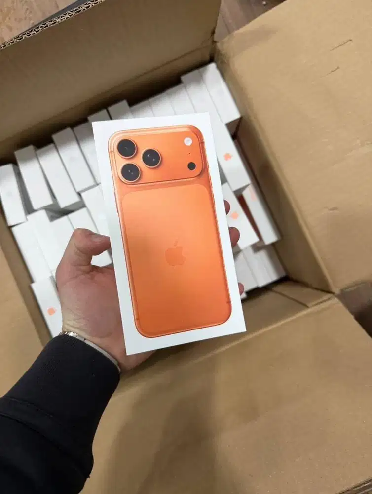 stock terbatas iphone 17 pro max 256gb orange new garansi resmi ibox