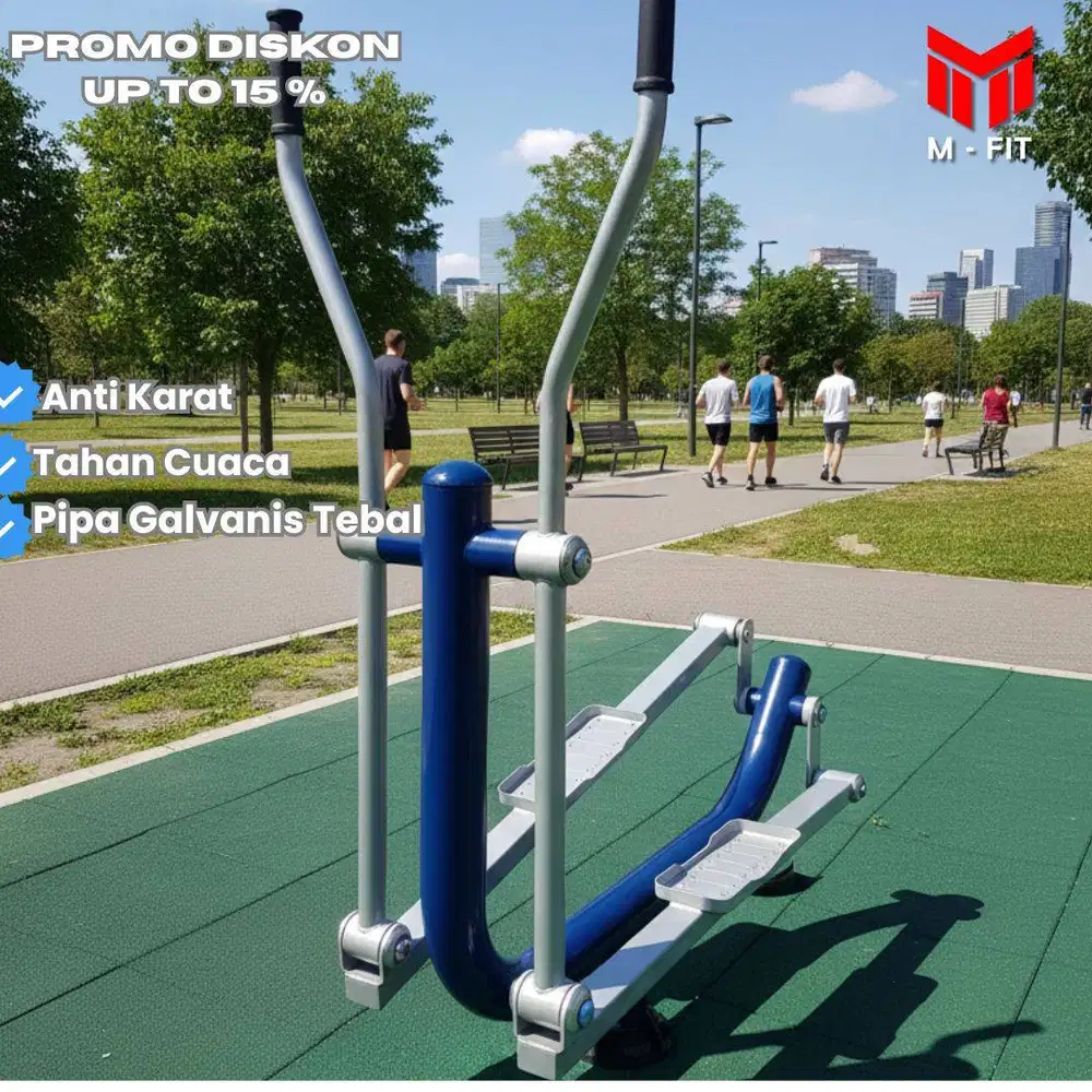 ALAT GYM OUTDOOR ELLIPTICAL MACHINE-ALAT FITNESS OUTDOOR TAMAN