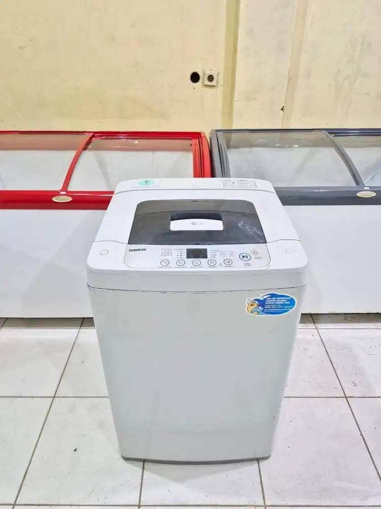 Free antar mesin cuci LG top loading 7kg murah