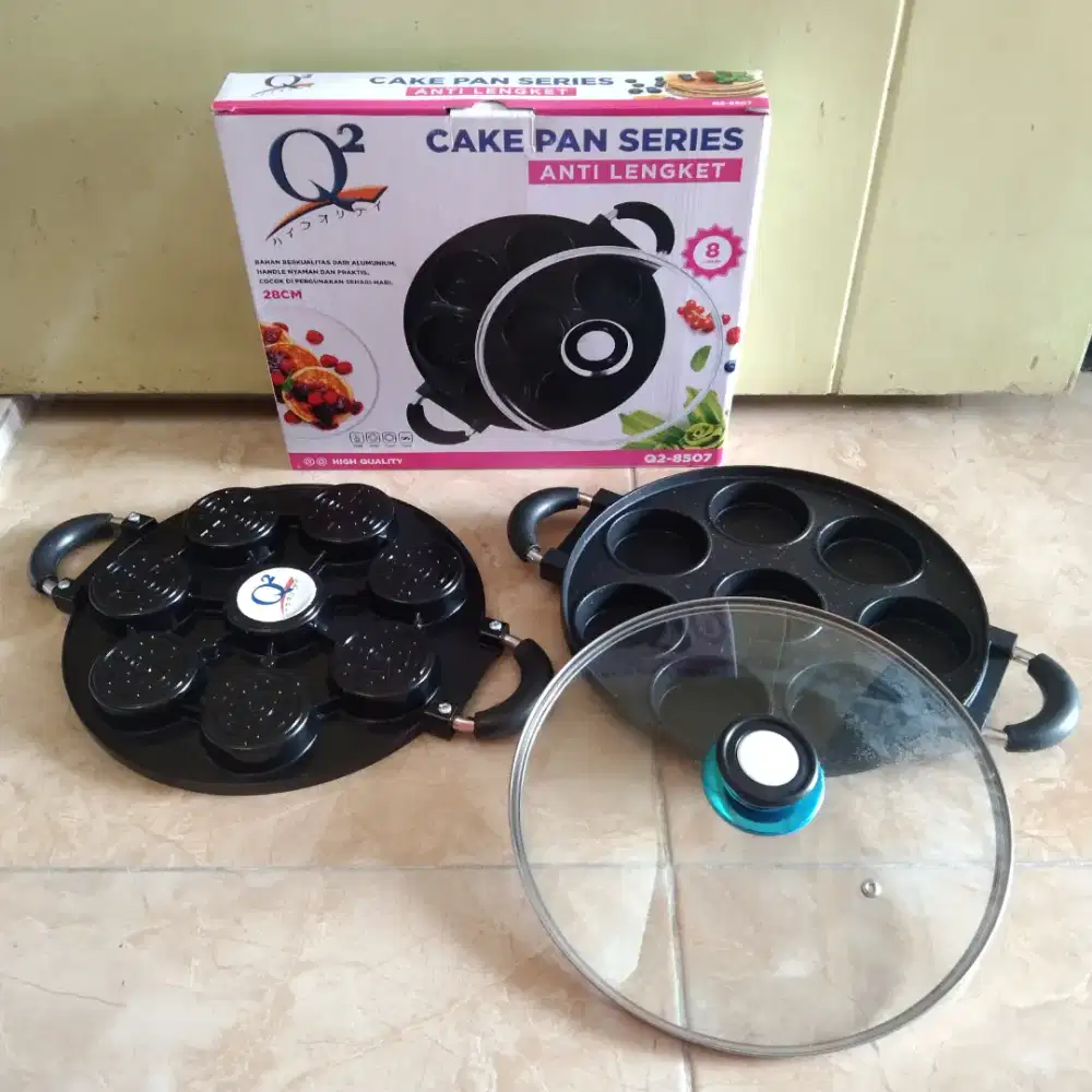 Cake Pan/ Cetakan Kue 8 Datar Q2-8507