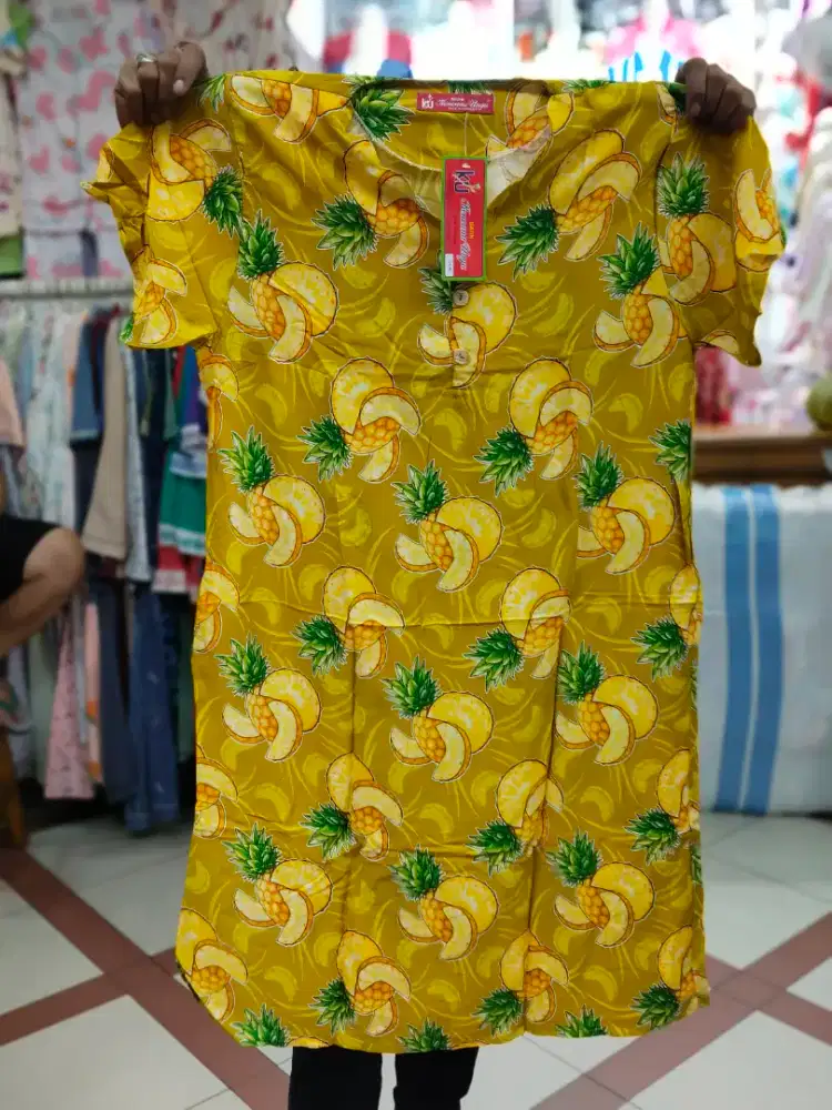 Daster kencana ungu original label merah