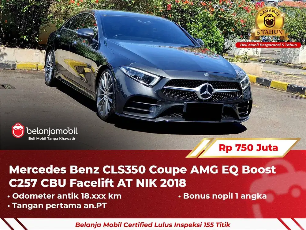 [ KM LOW ] Mercedes Benz CLS 350 CLS350 Coupe AMG EQ C257 2018/2019