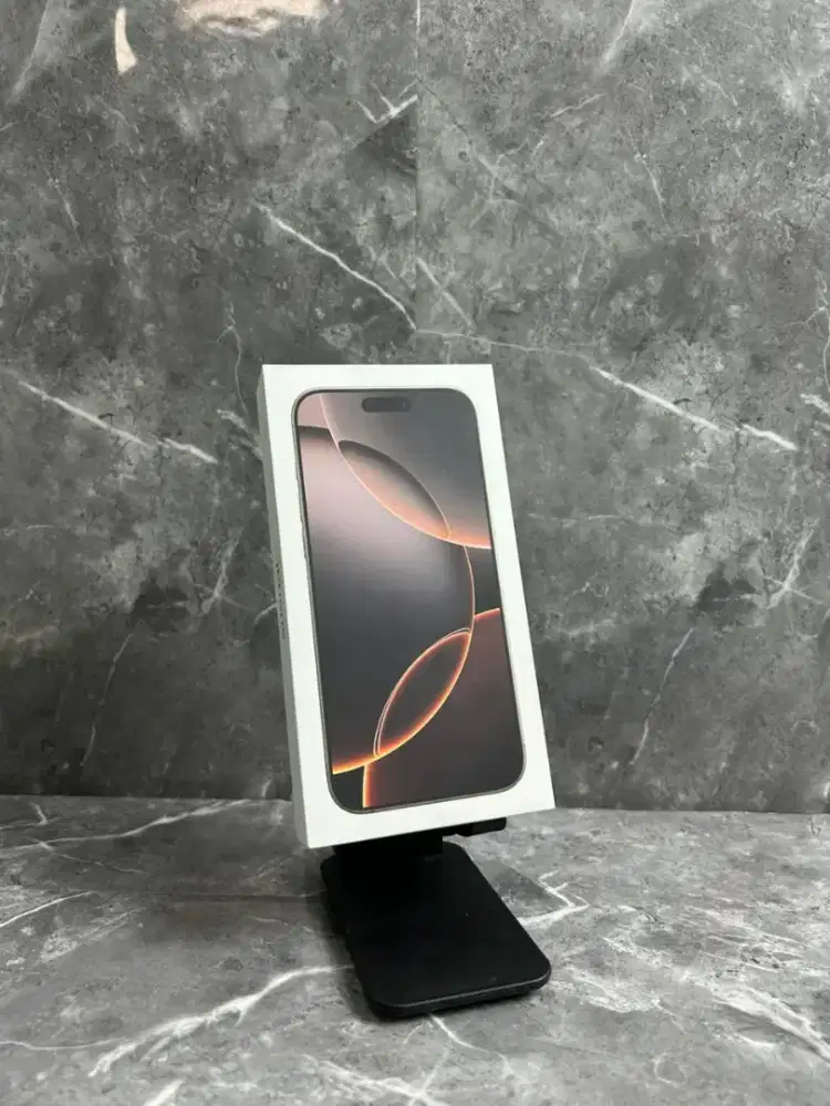 IPhone 16 pro 256 gb ibox baru/segel box new, desert titanium