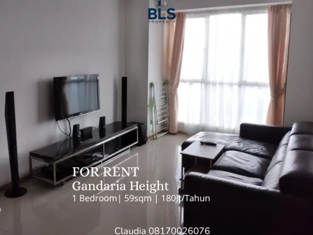 FOR RENT Apartment Gandaria Height 1BR