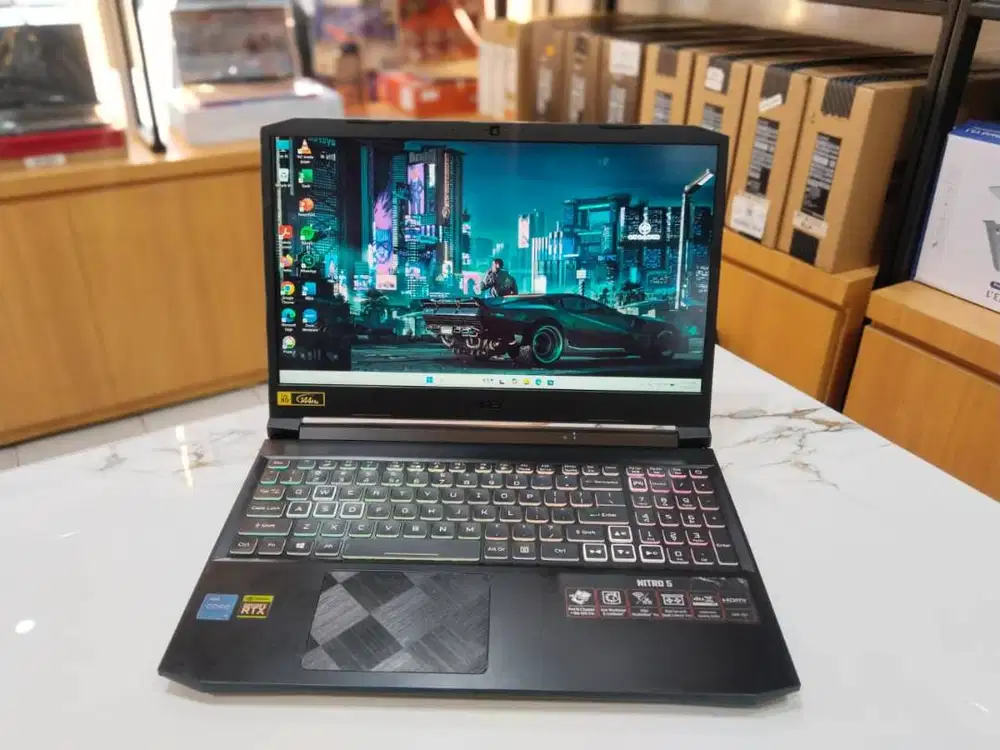 ACER NITRO 5 AN515-57 CORE I5-11400H/RAM8GB/SSD512GB/NVIDIA RTX 3050TI