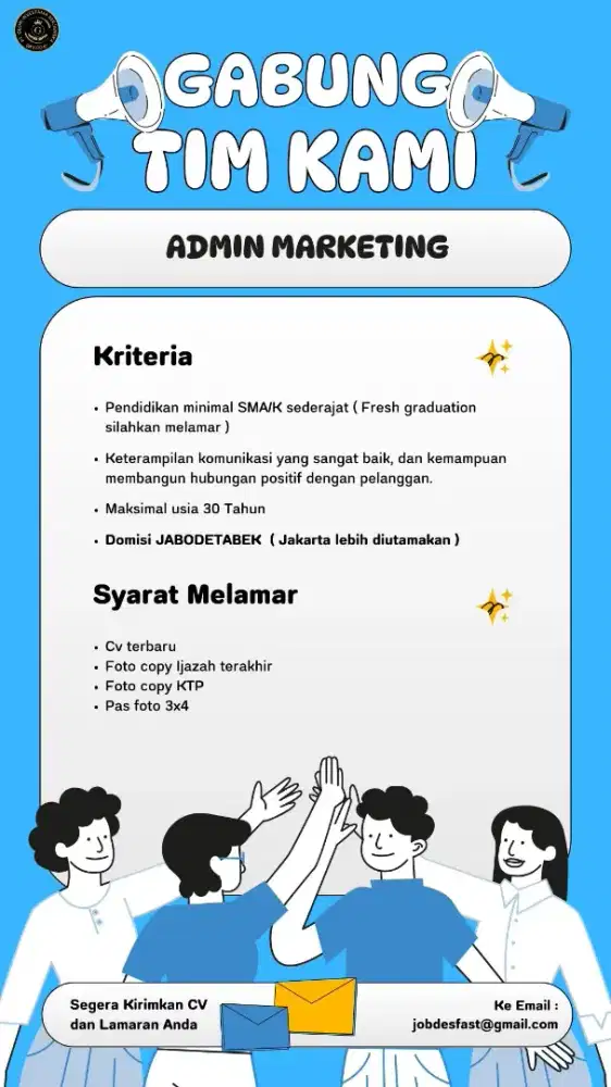 Loker admin marketing