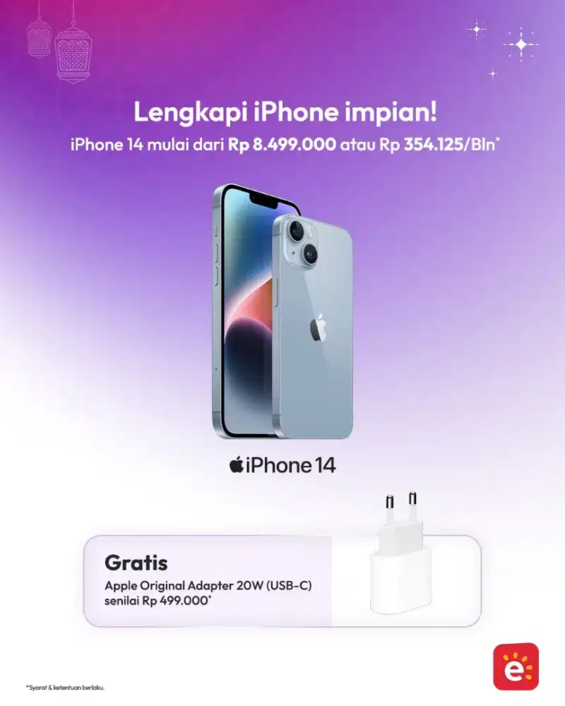 PROMO IPHONE GRATIS ADAPTER!!