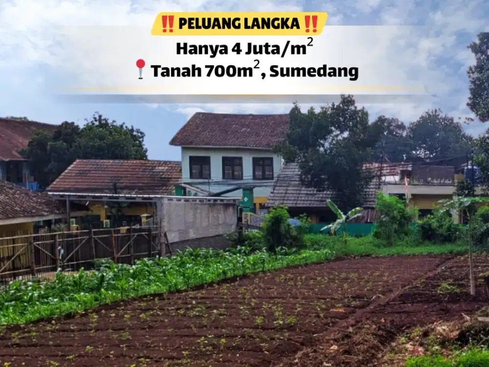 Tanah Luas 700 m² – Legal Aman & Akses Nyaman