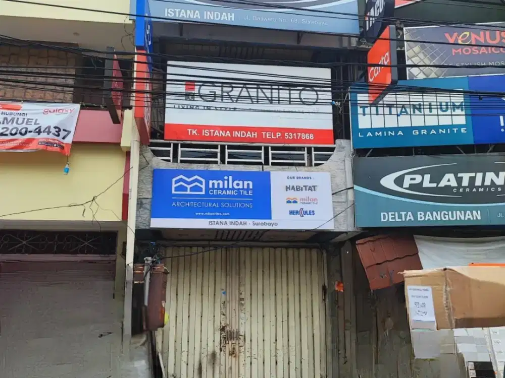 Ruko Strategis 3 Lantai di Baliwerti Surabaya
