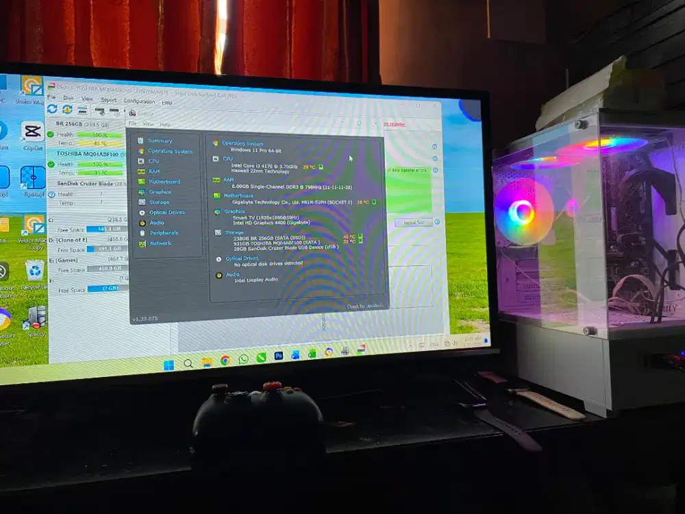 komputer PC core i3 ram 8gb