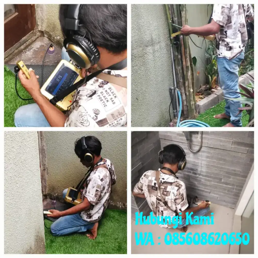 Jasa deteksi pipa bocor dalam bangunan dan tanah amanah dan akurat