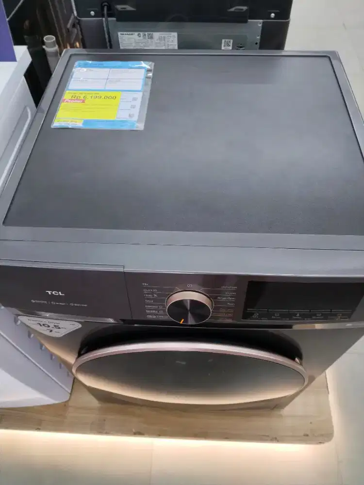 Mesin cuci Tcl front loading 10,5KG cicilan free 1x