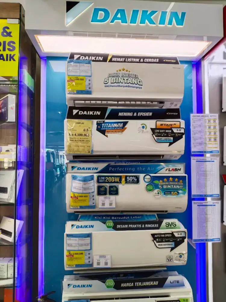 AC Daikin 1/2 PK promo cicilan mulai dari 340rb