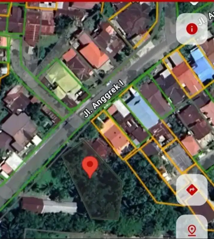 Di jual murah, Tanah dan Bangunan di atasnya