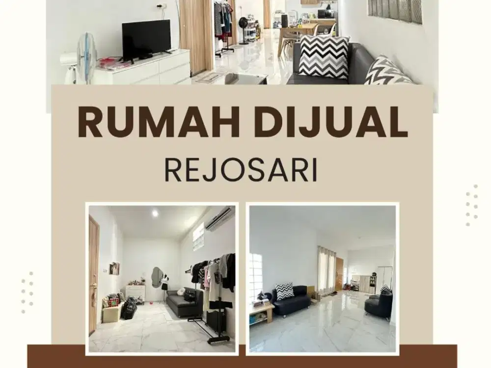 Rumah Baru SHM Jl. Rejosari – Tengah Kota, Dekat Dr. Cipto