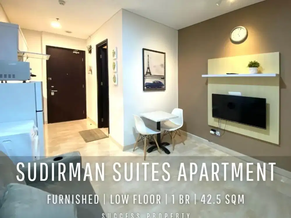 For Sell & Rent! Sudirman Suites Apartment 1BR Fully Furnished with SCBD View