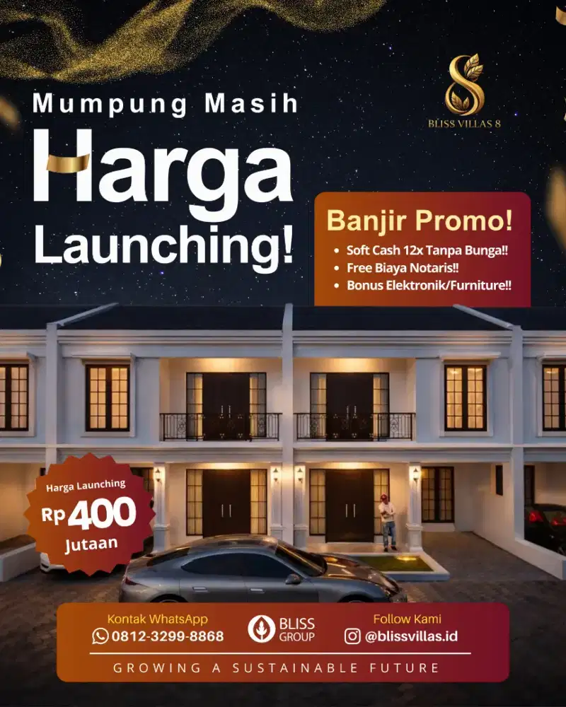 Hunian 400 Jutaan dekat Kampus UGM