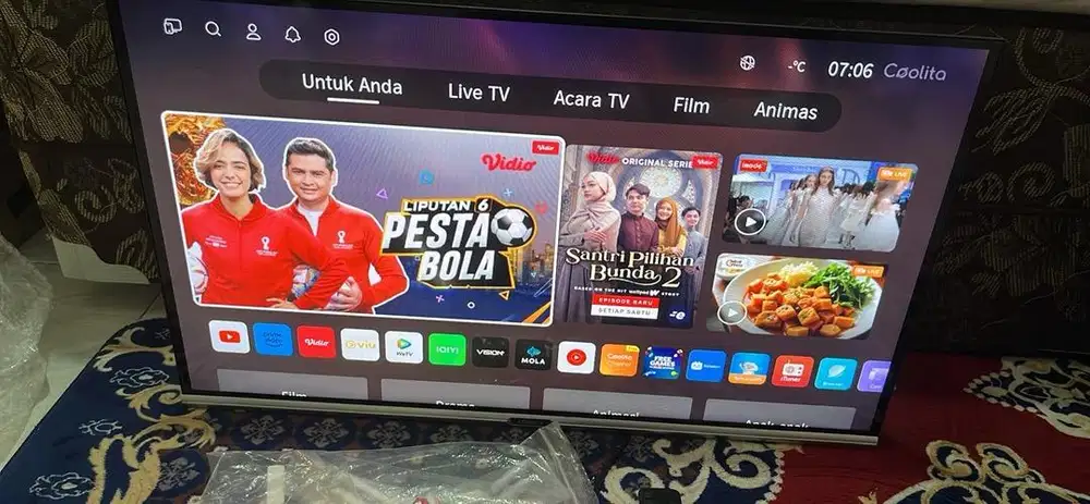 Smart TV Cooca 32 inc lengkap