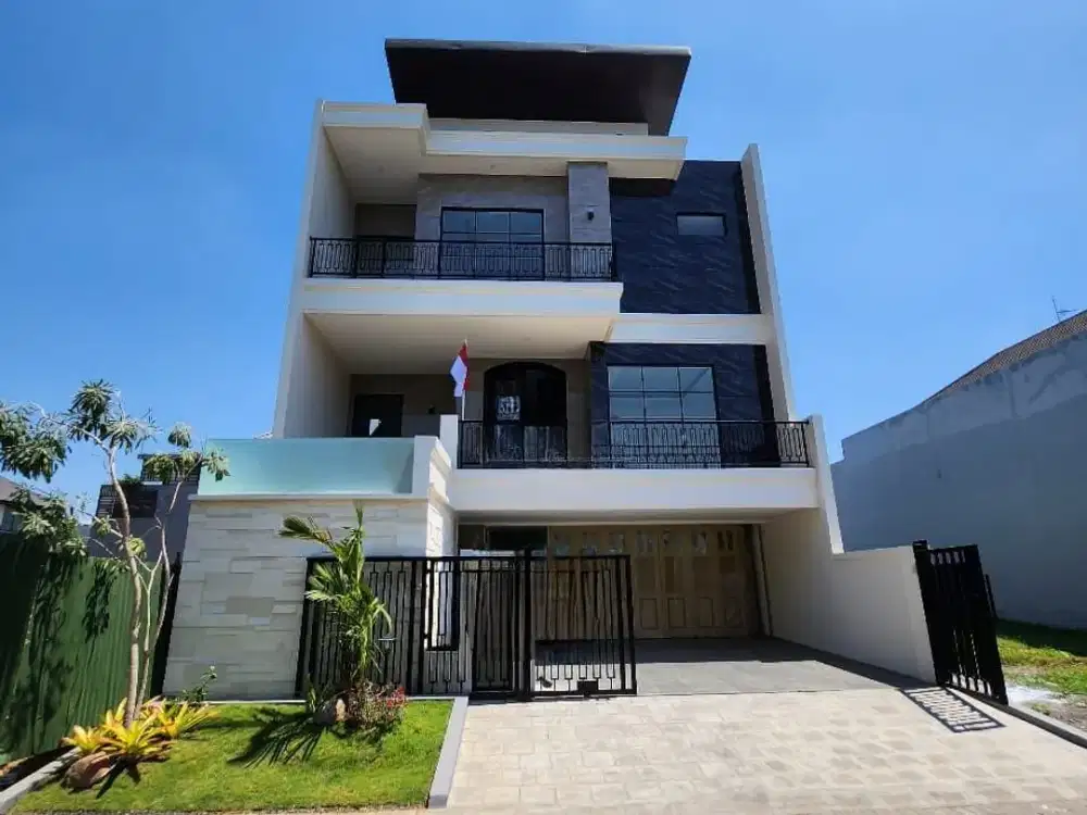 Dijual Rumah Mewah North Emerald Mansion Citraland Private Pool Semi Furnish Strategis Siap Huni