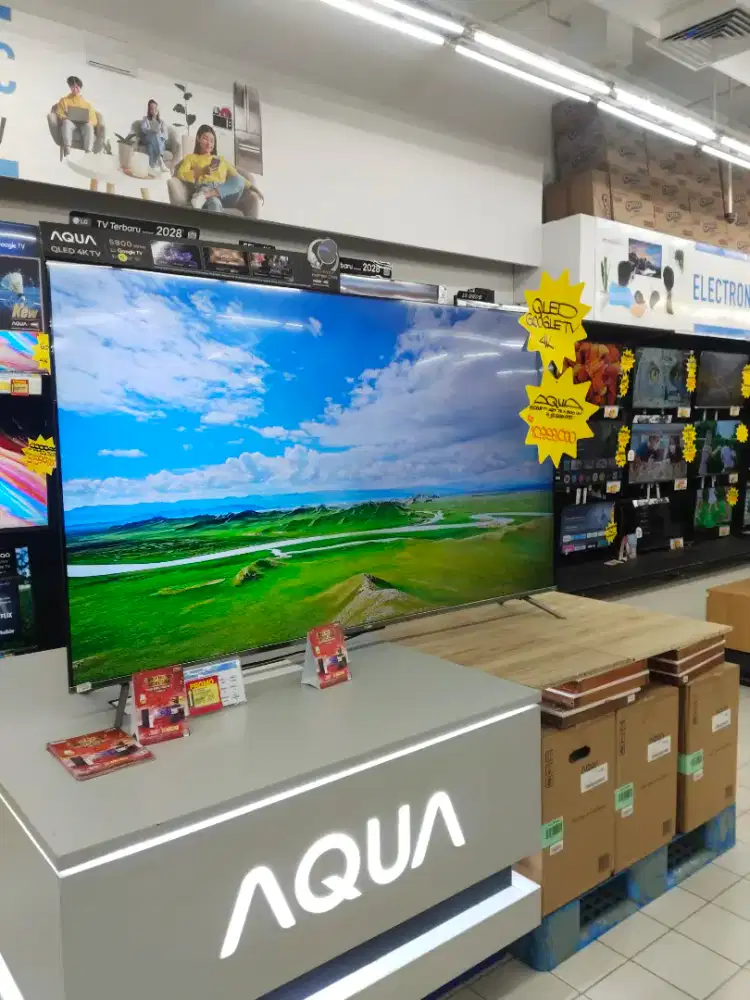 Promo TV LED google TV Coocaa 60 inchi bisa di cicil pake KTP aja