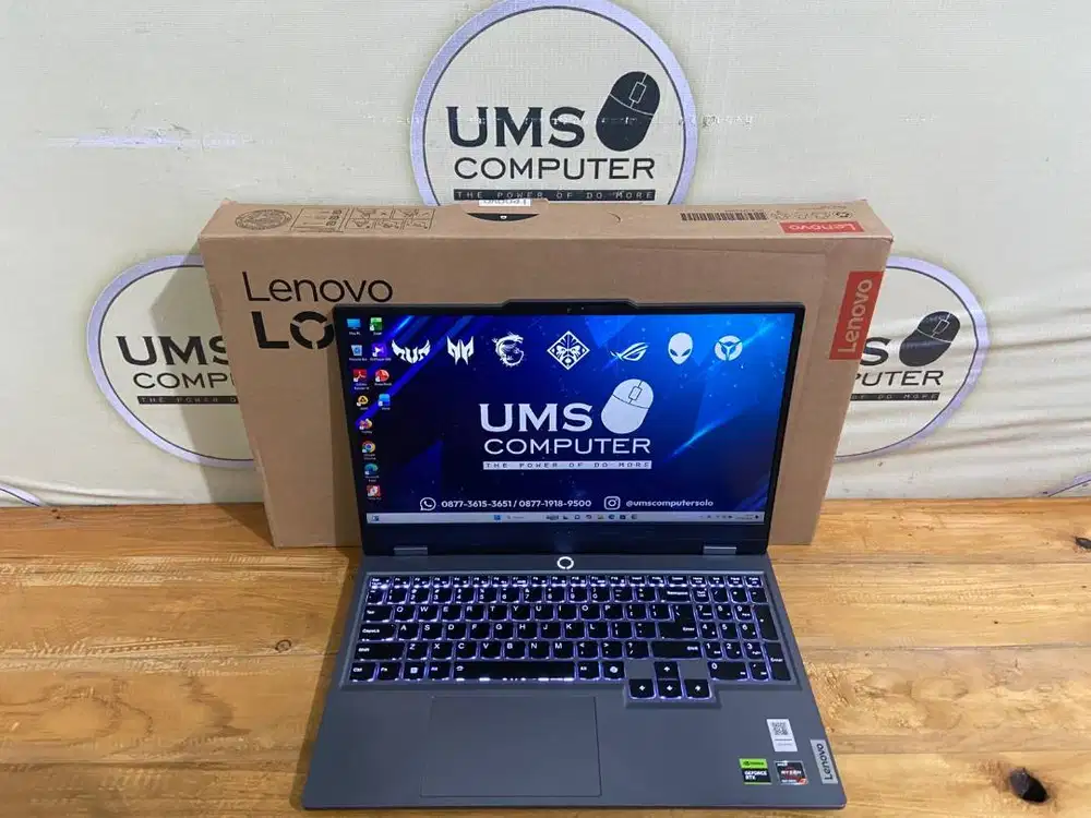 LENOVO LOQ 15-ARP9 AMD RYZEN 7-7735HS RAM 16GB SSD 512GB RTX 4050