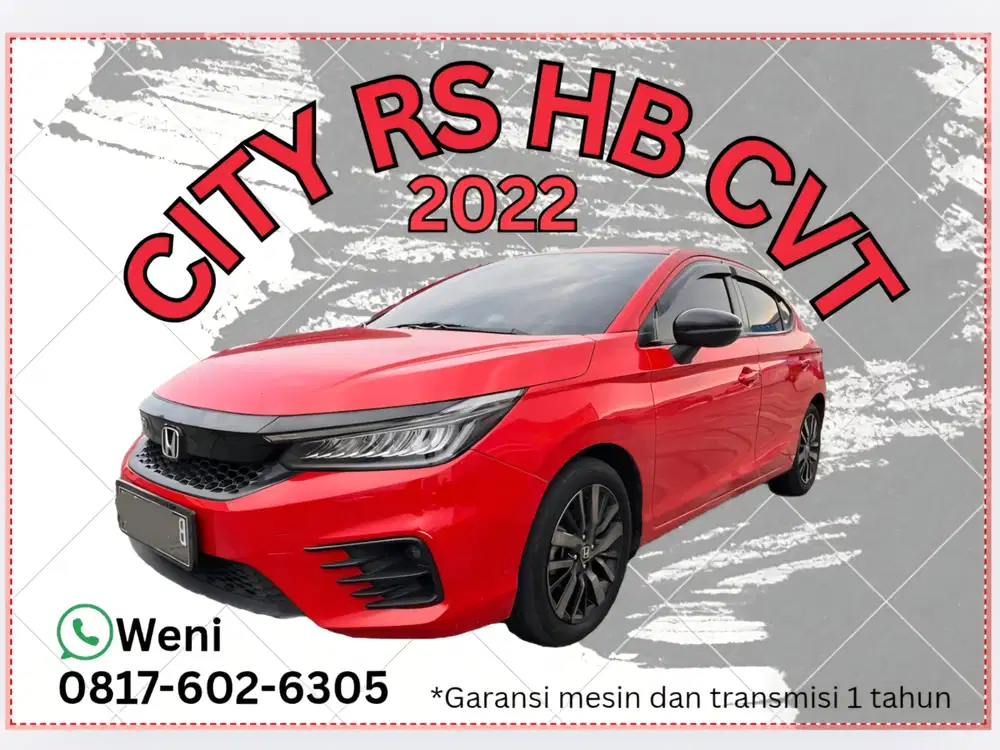 Honda City HB RS CVT 2022 Bensin