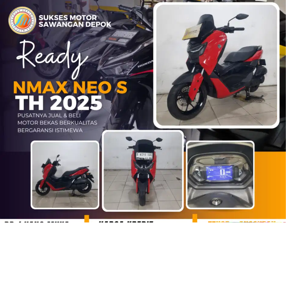 YAMAHA NMAX NEO S TH 2025 KEYLES MULUS BISA CASH KREDIT BERGARANSI