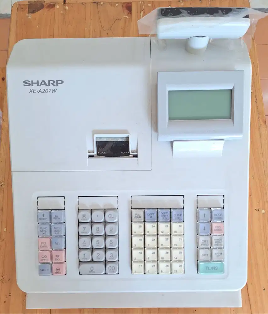 Sharp XE-A207W Mesin Kasir Cash Register with Customer Display Printer