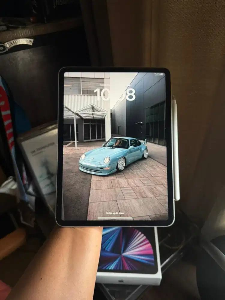 ipad pro gen 3 M1 256gb wifi + celluler ibox dan apple pencil gen 2