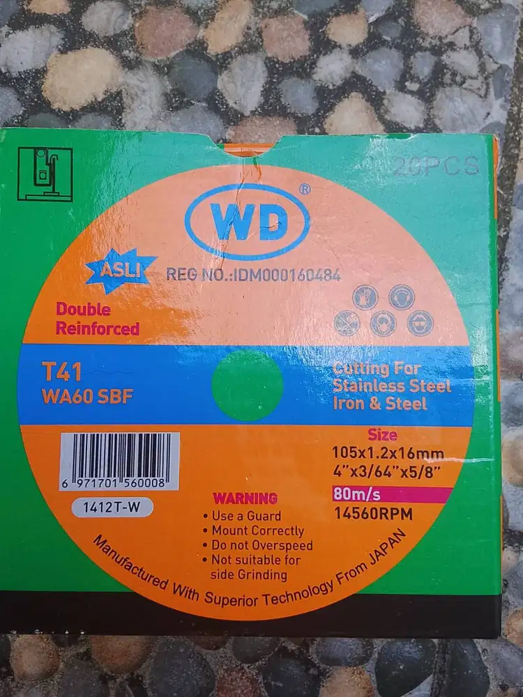 WD Batu gerinda potong original