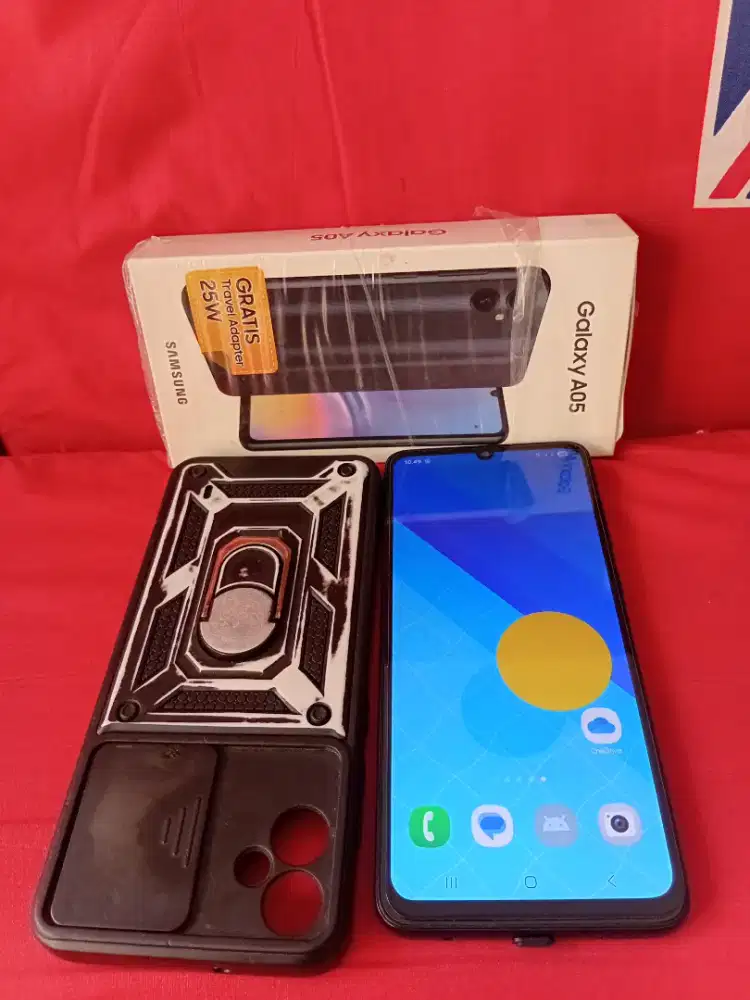 Samsung A05 ram 6gb +4/128gb lengkap segelan bonusan